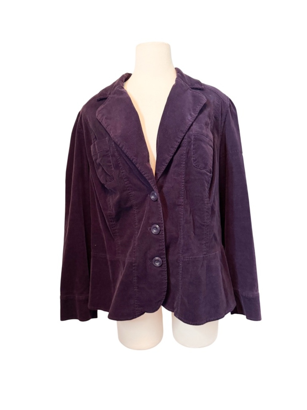 Lane Bryant Blazer Jacket in‎ Deep Purple